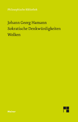 Sokratische Denkwürdigkeiten. Wolken - Johann Georg Hamann