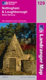 Nottingham and Loughborough, Melton Mowbray - Ordnance Survey