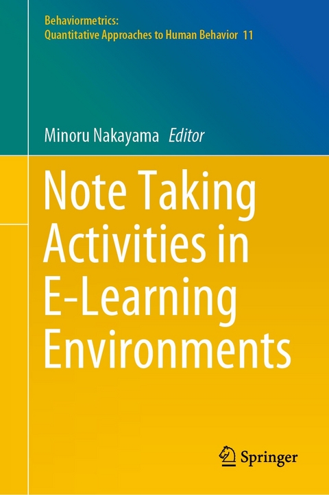 Note Taking Activities in E-Learning Environments - 