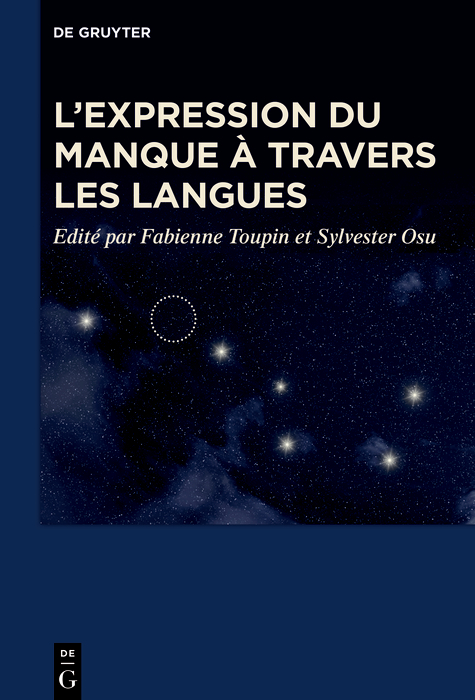 L’expression du manque à travers les langues - 