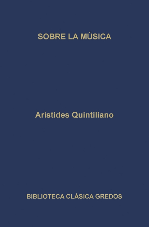 Sobre la música - Arístides Quintiliano