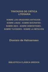 Tratados de crítica literaria - Dionisio de Halicarnaso