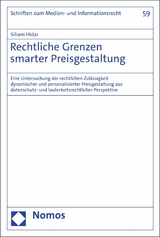 Rechtliche Grenzen smarter Preisgestaltung - Siham Hidar