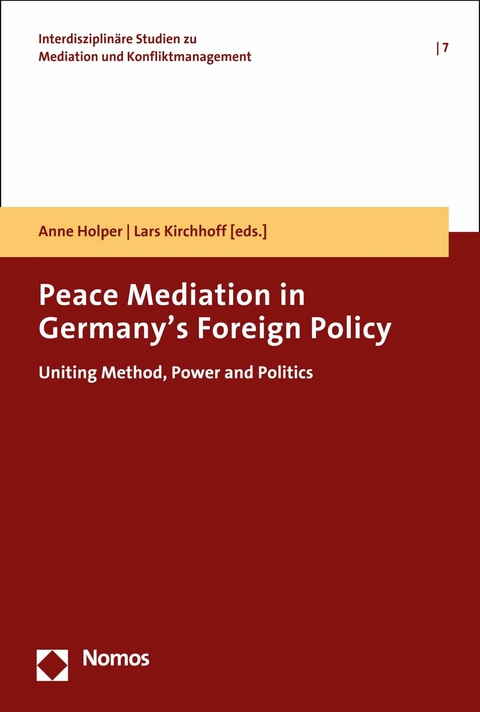 Peace Mediation in Germany's Foreign Policy - 