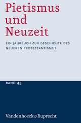 Pietismus und Neuzeit Band 45 - 2019 - 