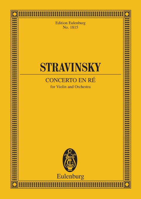 Concerto en ré - Igor Stravinsky