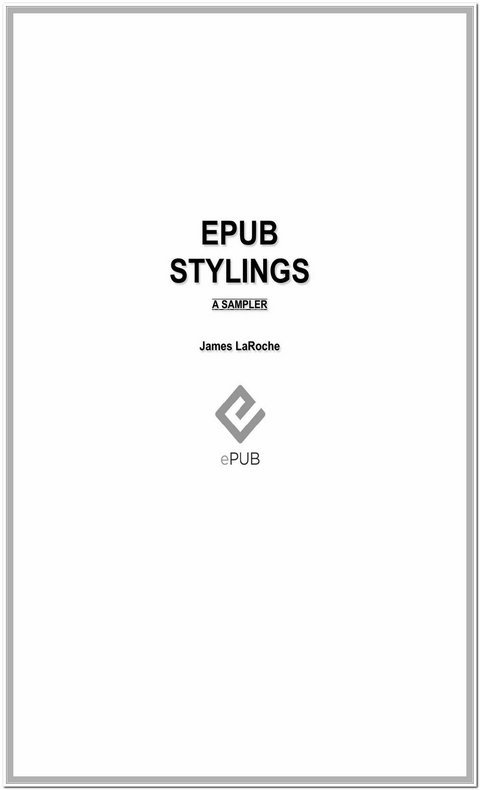 ePub Stylings - James Laroche
