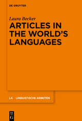 Articles in the World's Languages -  Laura Becker