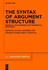 The Syntax of Argument Structure - 