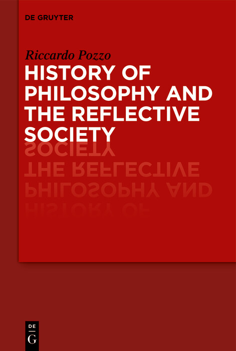 History of Philosophy and the Reflective Society -  Riccardo Pozzo