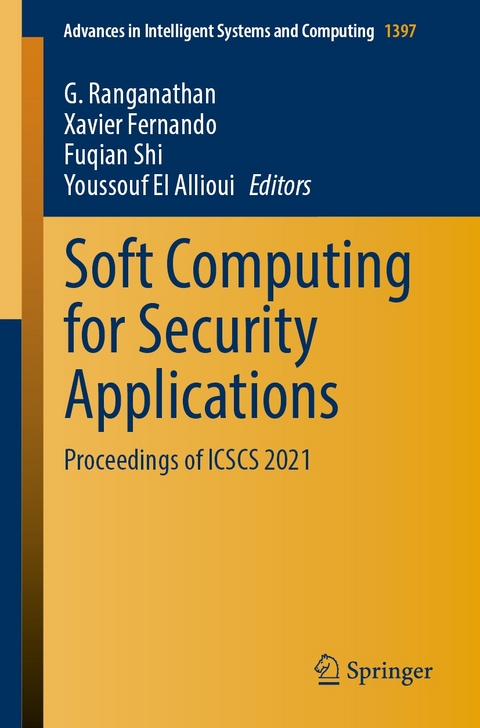 Soft Computing for Security Applications - 