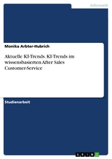 Aktuelle KI-Trends. KI-Trends im wissensbasierten  After Sales Customer-Service - Monika Arbter-Hubrich