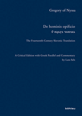 De hominis opificio - Gregory Of Nyssa