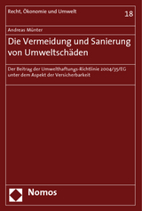 Die Vermeidung und Sanierung von Umweltschäden - Andreas Münter