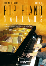 Pop Piano Ballads 2 mit 2 Playback-CDs - 