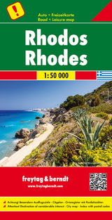 Rhodos, Autokarte 1:50.000 - 