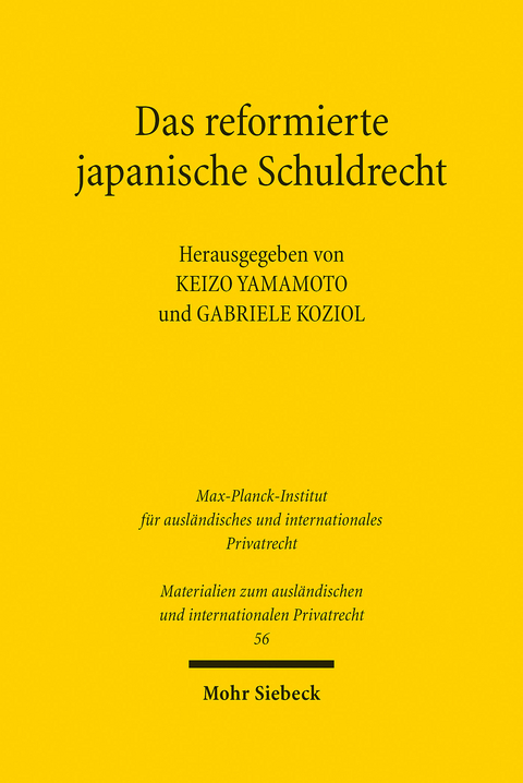 Das reformierte japanische Schuldrecht - 