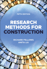 Research Methods for Construction - Richard F. Fellows, Anita M. M. Liu