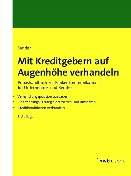 Mit Kreditgebern auf Augenhöhe verhandeln - Carl-Dietrich Sander