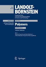 Physical Properties and their Relations I (Thermodynamic Properties: Phase Equilibria) - Christian Wohlfarth