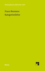 Kategorienlehre - Franz Brentano