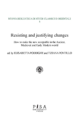 Resisting and justifying changes - Elisabetta Poddighe, Tiziana Pontillo