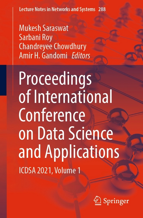 Proceedings of International Conference on Data Science and Applications - 