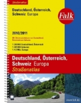 Falk Straßenatlas Deutschland /Österreich /Schweiz /Europa 2010/2011 - 