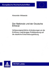 Der Nationale und der Deutsche Ethikrat - Alexander Ahlswede