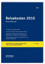Reisekosten 2010 - Deck, Wolfgang