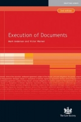 Execution of Documents - Anderson, Mark; Victor, Warner