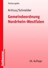 Gemeindeordnung Nordrhein-Westfalen - Stephan Articus, Bernd-Jürgen Schneider