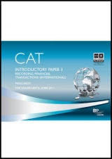 CAT - 1 Recording Financial Transactions (INT) - BPP Learning Media