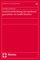 Insolvenzanfechtung von upstream guarantees im GmbH-Konzern - Benedikt van Bömmel