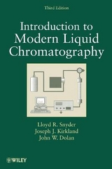 Introduction to Modern Liquid Chromatography - Snyder, Lloyd R.; Kirkland, Joseph J.; Dolan, John W.