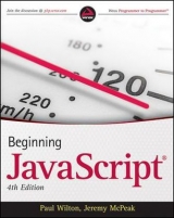 Beginning Javascript, 4th Edition - Wilton, Paul; McPeak, Jeremy