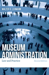 Museum Administration -  Walter G. Lehmann