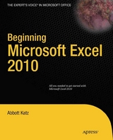 Beginning Microsoft Excel 2010 -  Abbott Katz