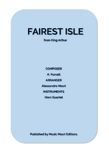 FAIREST ISLE from King Arthur by H. Purcell - Alessandro Macrì