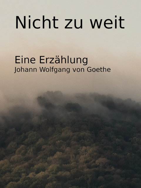 Nicht zu weit - Johann Wolfgang von Goethe