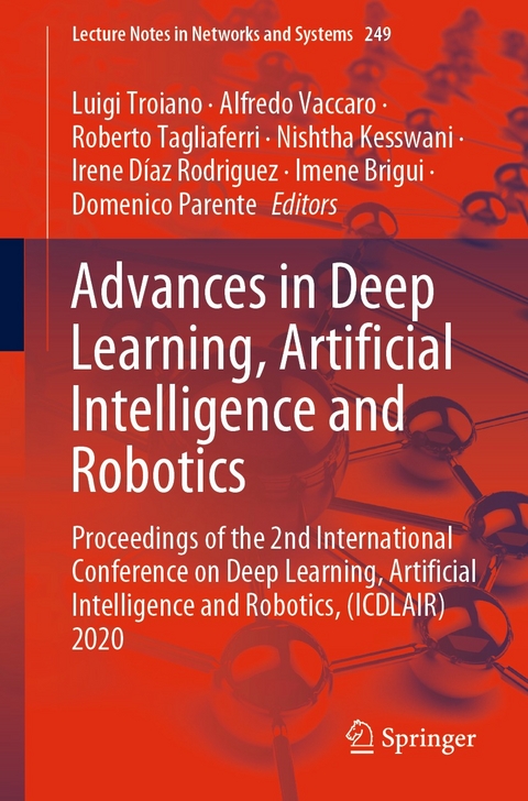 Advances in Deep Learning, Artificial Intelligence and Robotics - 