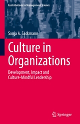 Culture in Organizations -  Sonja A. Sackmann