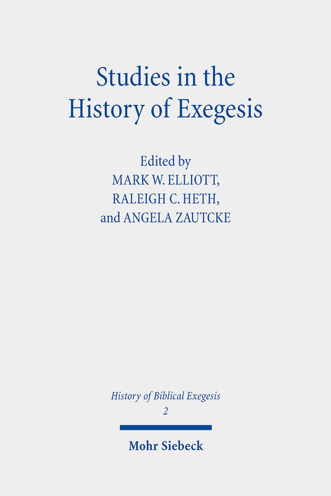 Studies in the History of Exegesis - 