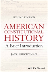 American Constitutional History -  Jack Fruchtman