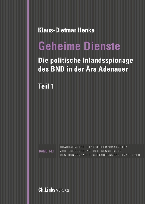 Geheime Dienste - Klaus-Dietmar Henke