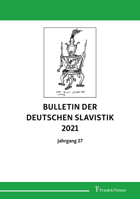 Bulletin der Deutschen Slavistik 2021 - 