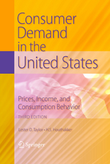 Consumer Demand in the United States - Lester D. Taylor, H.S. Houthakker