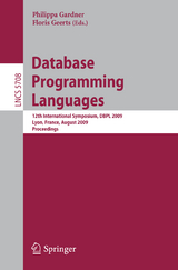 Database Programming Languages - 