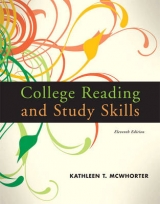 College Reading and Study Skills - McWhorter, Kathleen T.