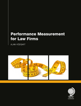 Performance Measurement for Law Firms -  Alan Hodgart